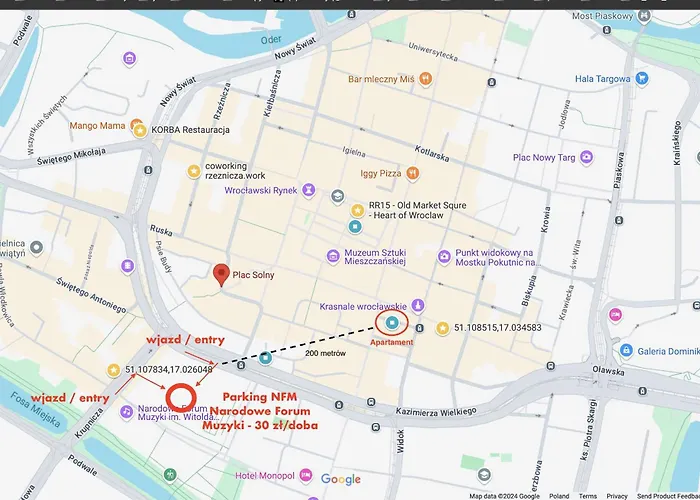 شقة Rynek - Olawska - 50 Metrow Do Rynku - Old Market Square