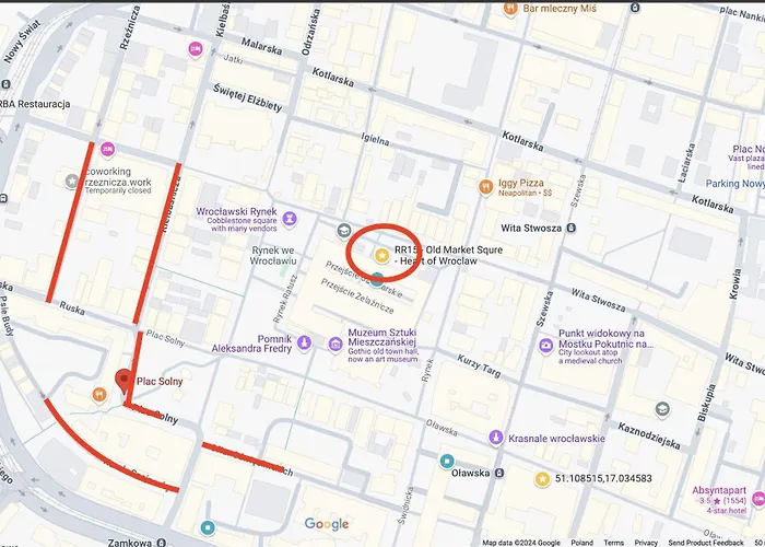 Rynek - Olawska - 50 Metrow Do Rynku - Old Market Square Appartement *